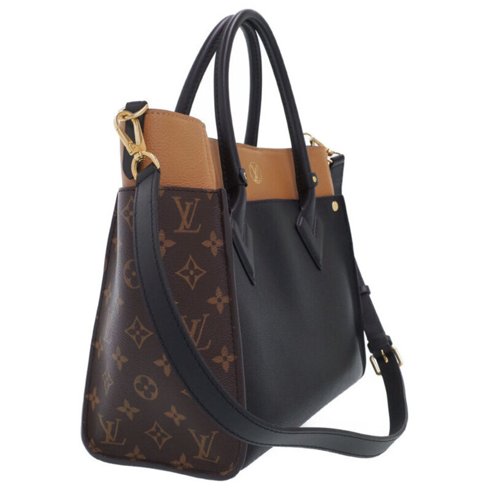 Louis Vuitton Monogram Leather On Bag Side Brown My
